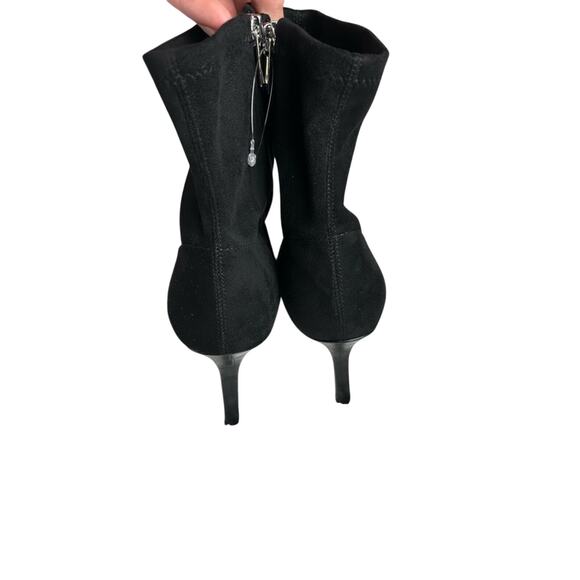 NEW Marc Fisher LTD Womens Kellen High Heel Pointed Toe Ankle Boots Shoes Black - Picture 4 of 9